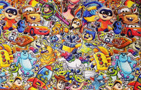 P - Montage Large Scale - Cotton Spandex